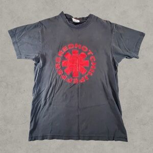 Vintage Red Hot Chili Peppers Shirt Mens Medium Black Red Y2K 90s  Band Tee Rare